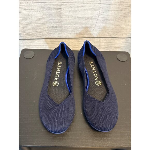 Rothy's The Flat Navy slip on Size 8.5 - Picture 1 of 3